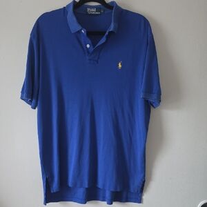 Polo by Ralph Lauren Men's Blue Polo Shirt